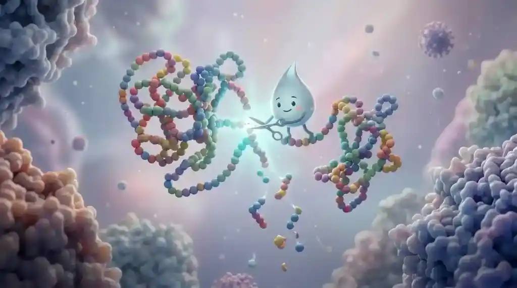 Enzymy štěpí bílkoviny